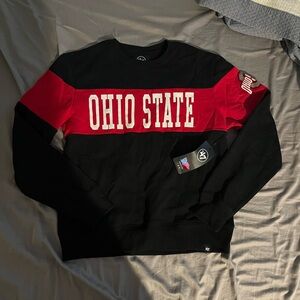 Ohio State Black and Red Men's Sweater - men’s medium